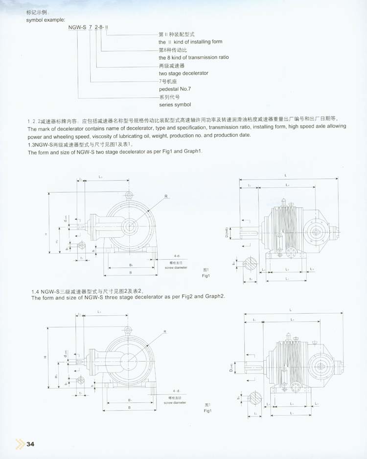 NGW-S型行星齿轮减速器