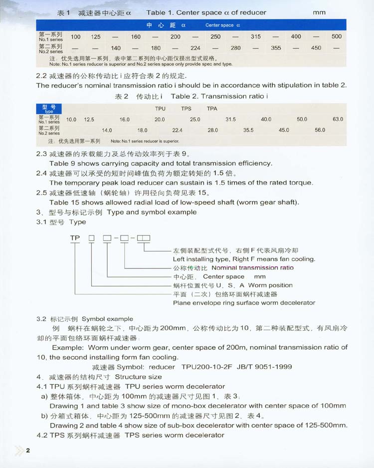 平面包络环面蜗杆减速器