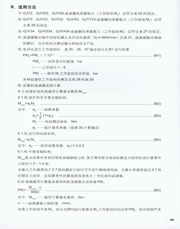 QJY型起重机用硬齿面减速器