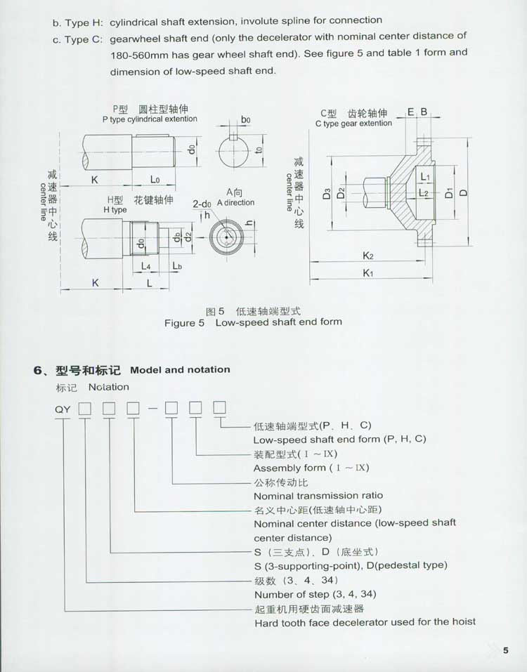 QY型起重机用硬齿面减速器